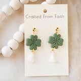 Clover Tassle Dangles