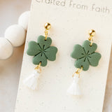 Clover Tassle Dangles