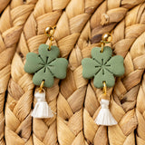 Clover Tassle Dangles