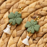 Clover Tassle Dangles
