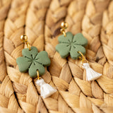 Clover Tassle Dangles