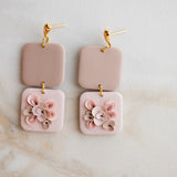 Neutal Floral Squares