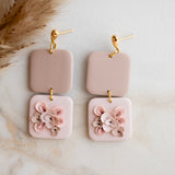 Neutal Floral Squares