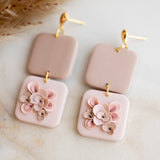 Neutal Floral Squares