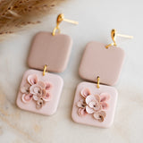 Neutal Floral Squares