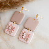 Neutal Floral Squares