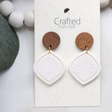 Neutral Floral Imprint Diamonds