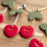 Heart Cherry Dangles