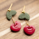 Heart Cherry Dangles