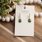 Moss Agate Huggy & Necklace