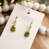 Moss Agate Huggy & Necklace