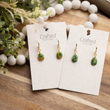 Moss Agate Huggy & Necklace