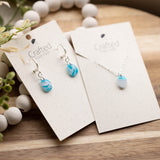 Ocean Stone Huggy & Necklace Set