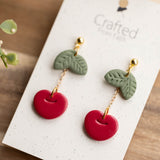 Heart Cherry Dangles