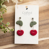 Heart Cherry Dangles