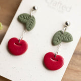 Heart Cherry Dangles