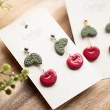 Heart Cherry Dangles