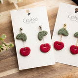 Heart Cherry Dangles