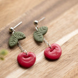 Heart Cherry Dangles