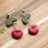 Heart Cherry Dangles