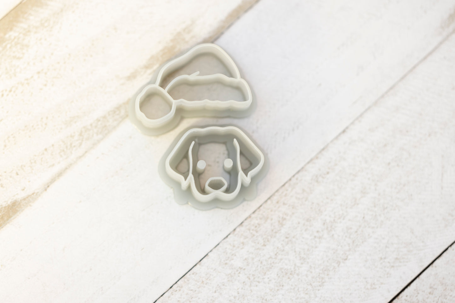 Dog Santa Hat Clay Cutter
