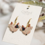 Holly Deer Dangles