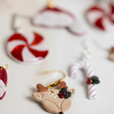 Holly Deer Dangles
