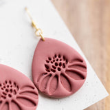 Daisy Teardrop Earrings - Romance Palette | May 2025 Charity Pair