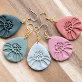 Daisy Teardrop Earrings - Romance Palette | May 2025 Charity Pair
