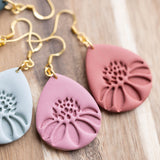 Daisy Teardrop Earrings - Romance Palette | May 2025 Charity Pair