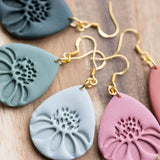 Daisy Teardrop Earrings - Romance Palette | May 2025 Charity Pair