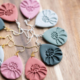 Daisy Teardrop Earrings - Romance Palette | May 2025 Charity Pair