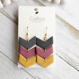 German Flag Chevron Dangles