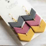 German Flag Chevron Dangles