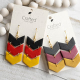 German Flag Chevron Dangles