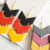 German Flag Chevron Dangles
