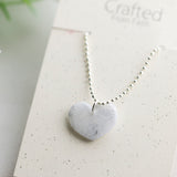 Quartz Heart Necklace