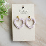 Hollow Heart Dangles