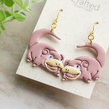 Slowpoke Inspired Dangles