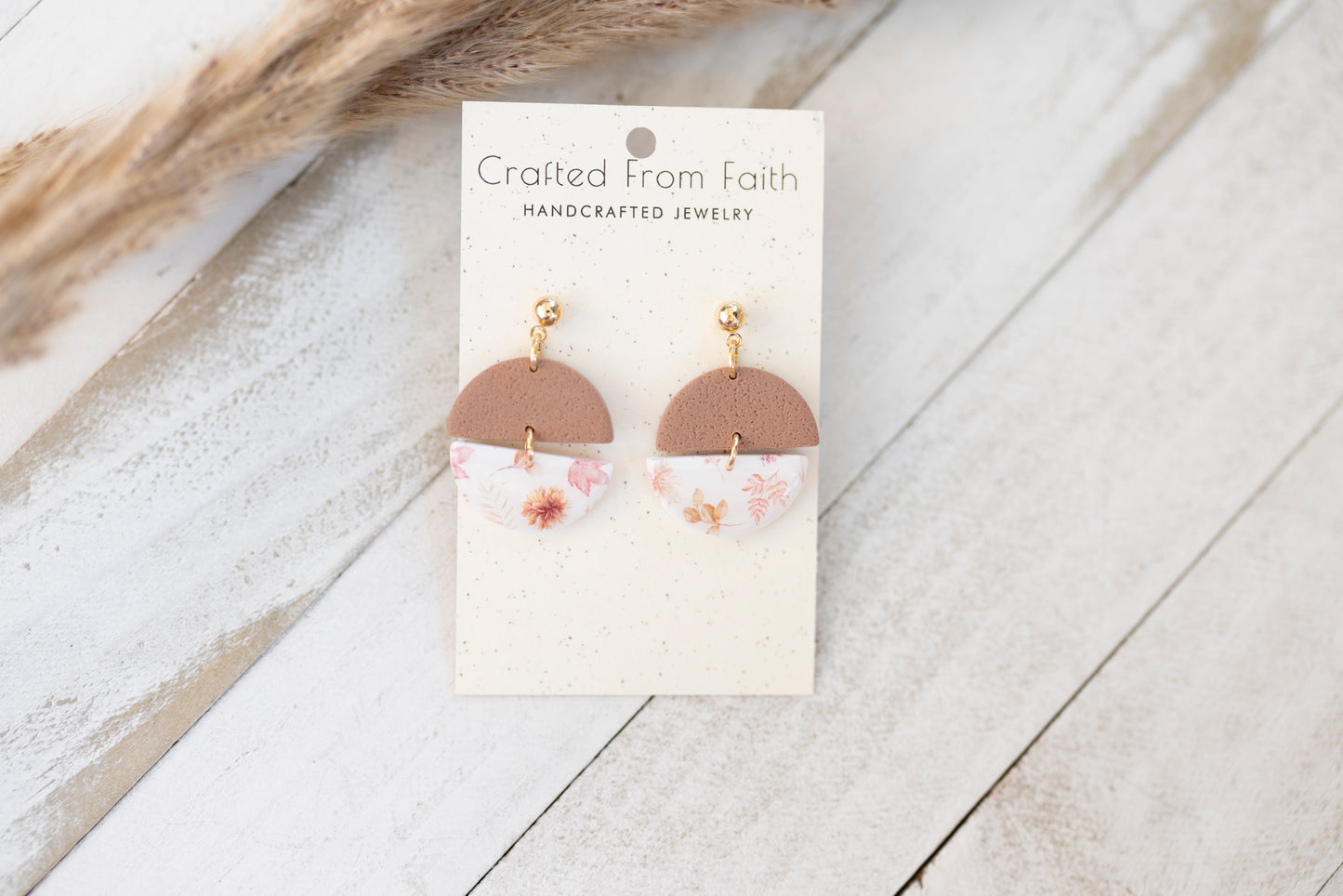Boho Semi-Circle Dangles