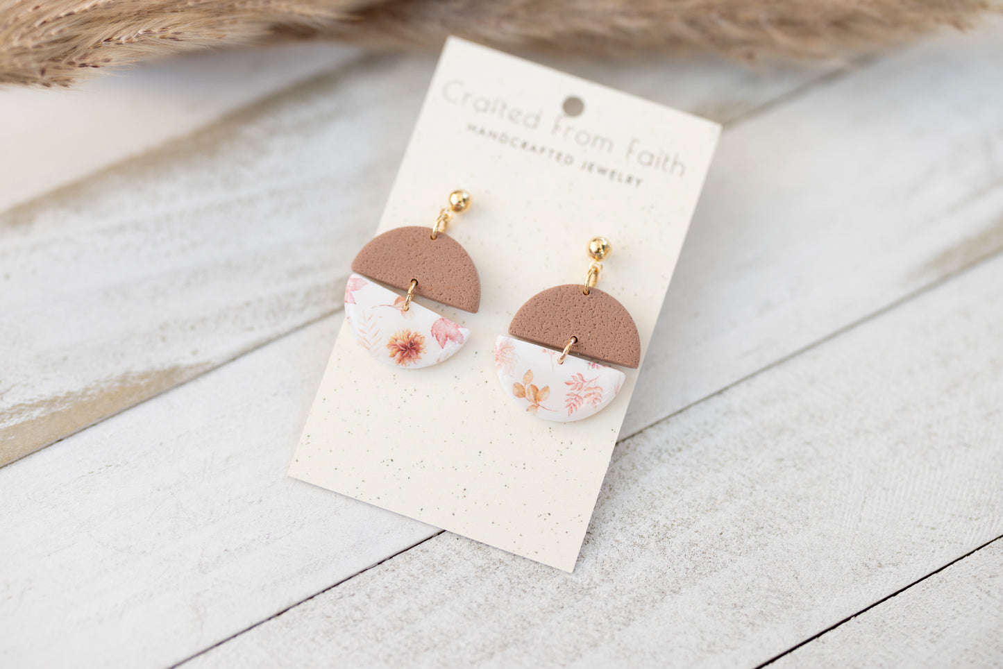 Boho Semi-Circle Dangles