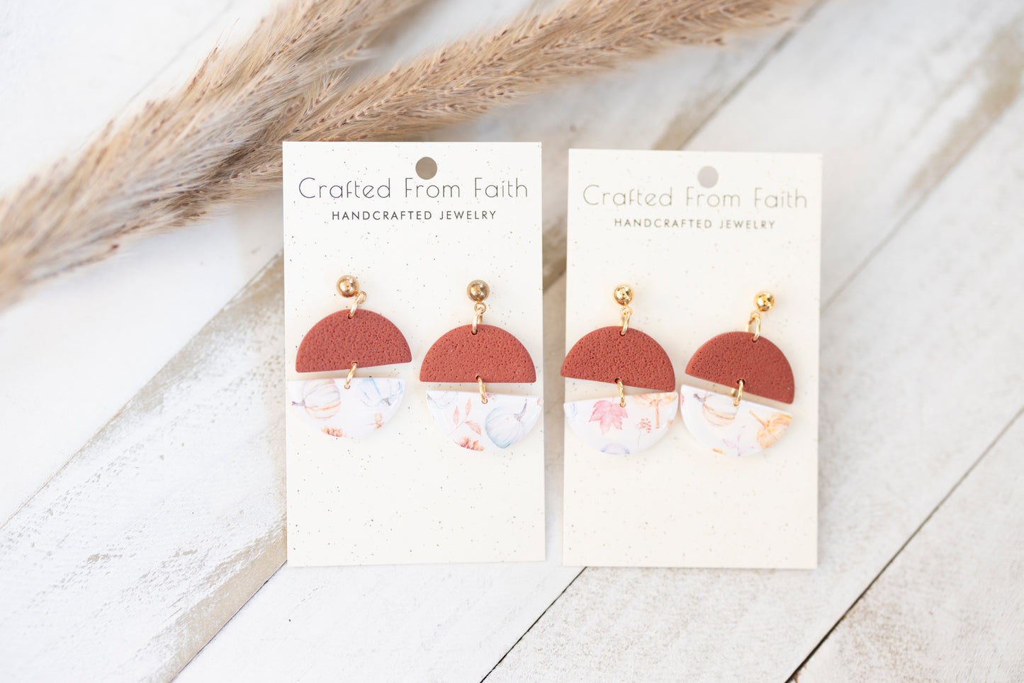 Boho Semi-Circle Dangles