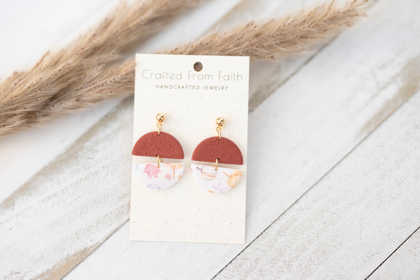 Boho Semi-Circle Dangles