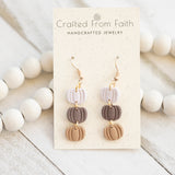 Triple Pumpkin Dangle