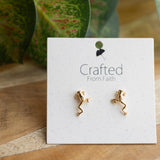 Gold Frog Studs