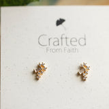 CZ Cluster Studs