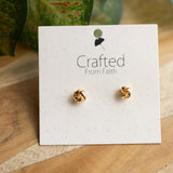Gold Knot Studs