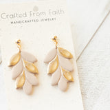 Gold Fern Dangles