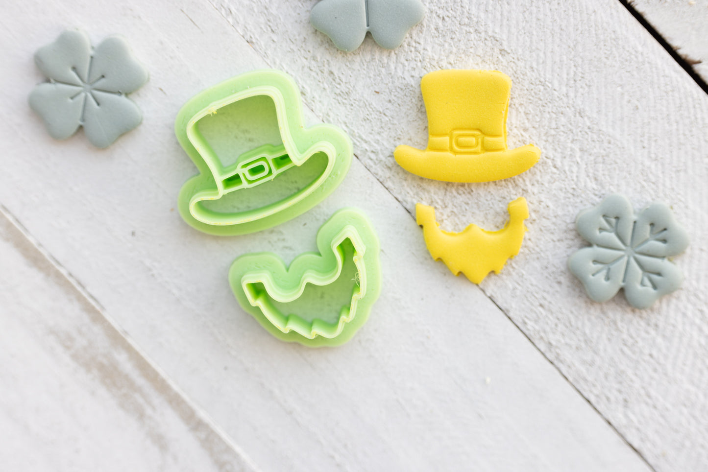Leprechaun Hat & Beard Cutter Set