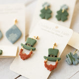 Shamrock Diamond Dangles